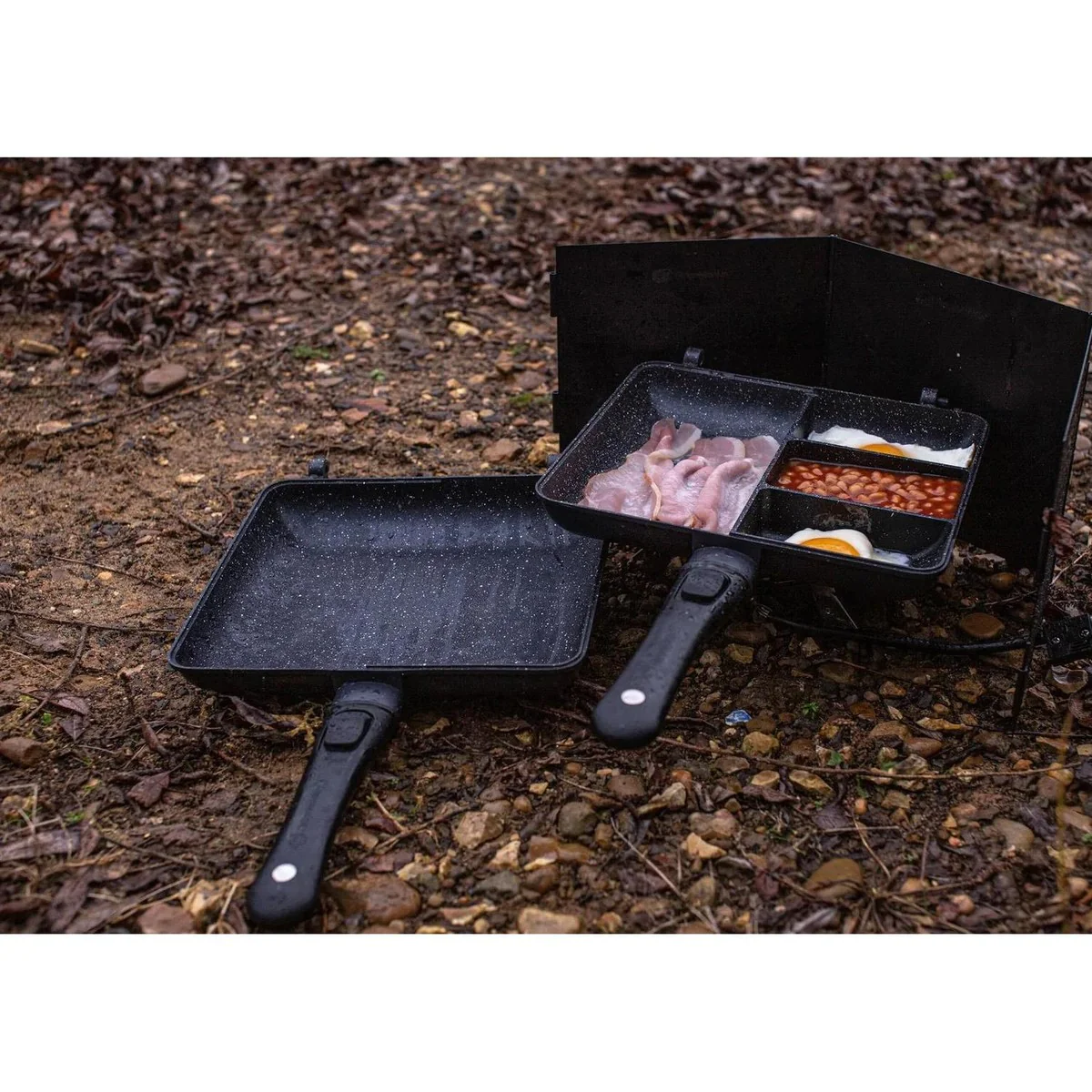 Ridgemonkey Cooking Pan Connect Combi & Steamer XXL Granite Fishing Camping - Image 7