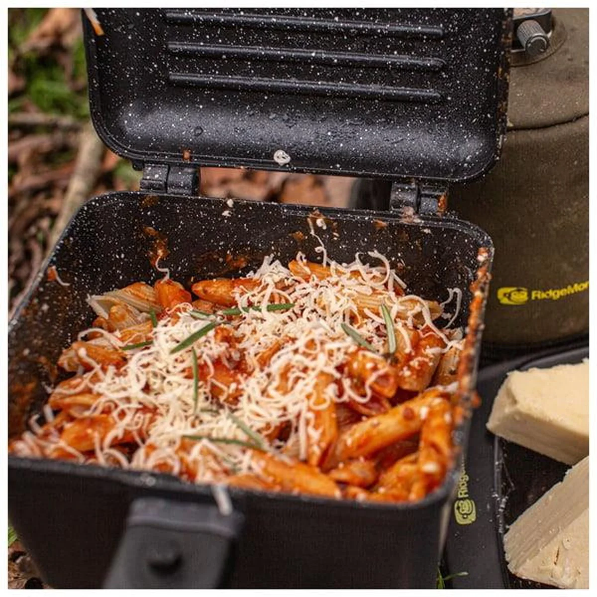 Ridgemonkey XL Connect Deep Pan & Griddle Granite Edition Fishing Camping Cook - Image 4