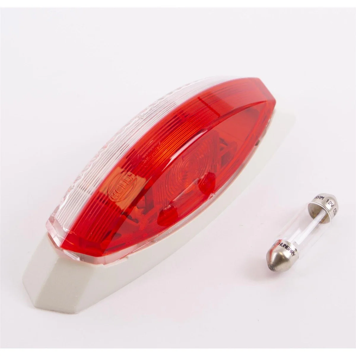 Right Hella Red And White Clear Side End Marker Lamps Lights Caravan Motorhome - Image 2