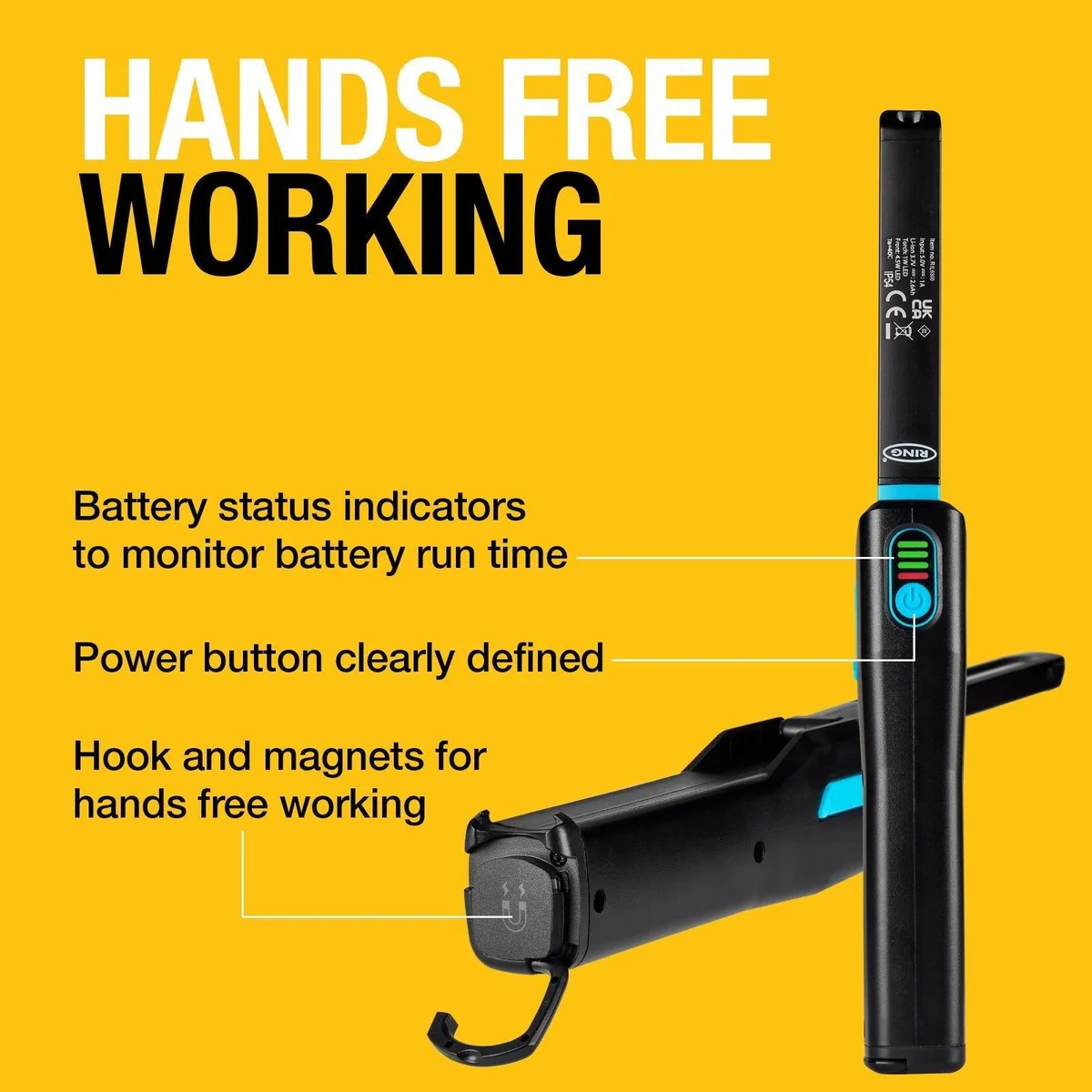Ring MAGFLEX SLIM500 Rechargeable Slim Inspection Lamp - Image 4