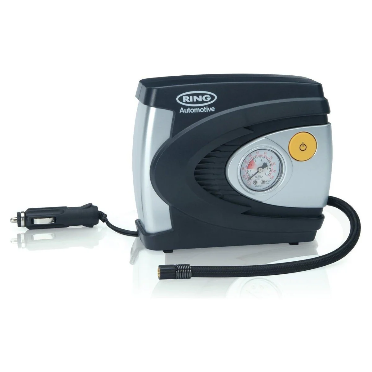 New Ring Rac610 12V Analogue Air Compressor Wheel Tyre Inflator Pump Psi & Bar - Image 5