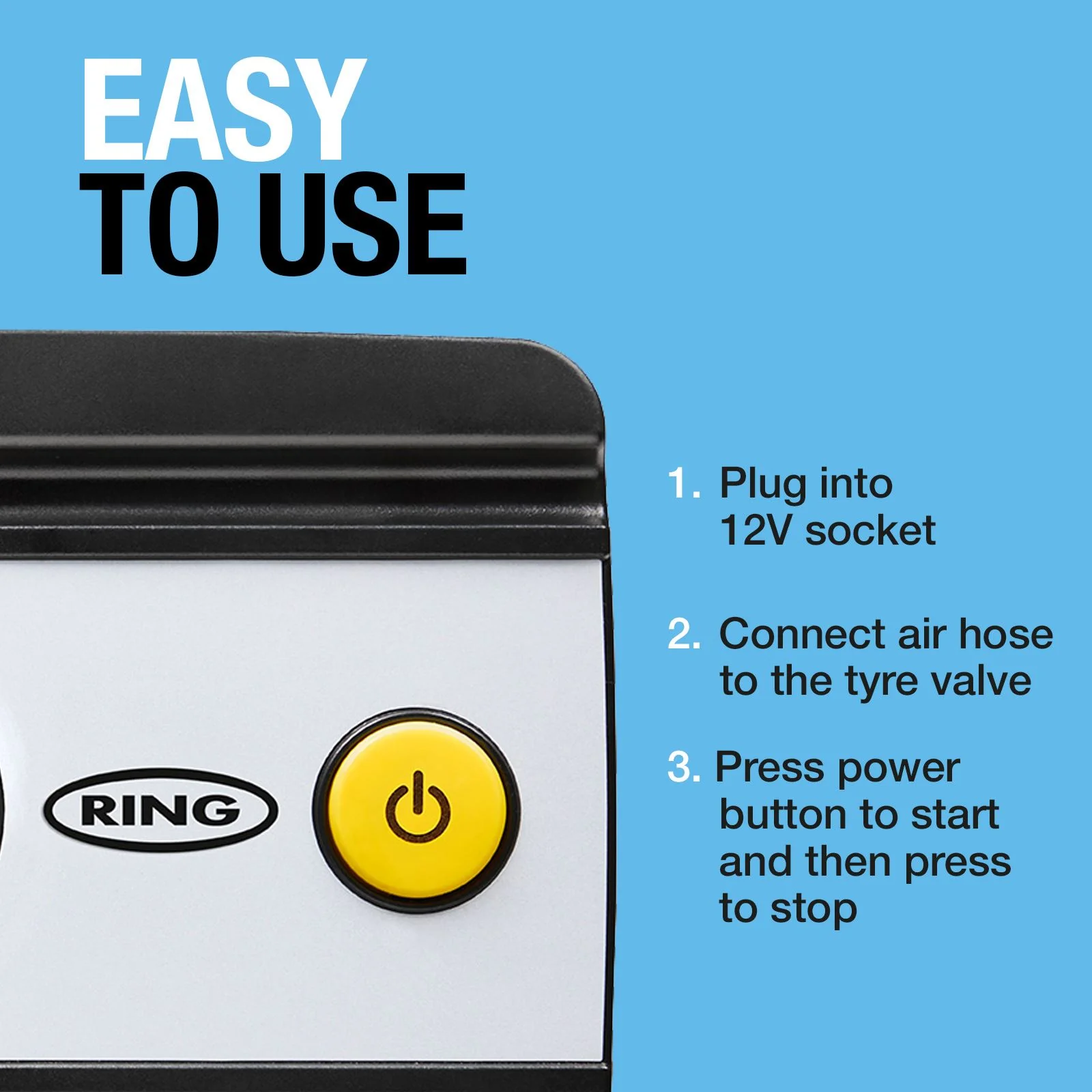 Ring RAC611 TYREinflate 10 Analogue Tyre Inflator - Image 4