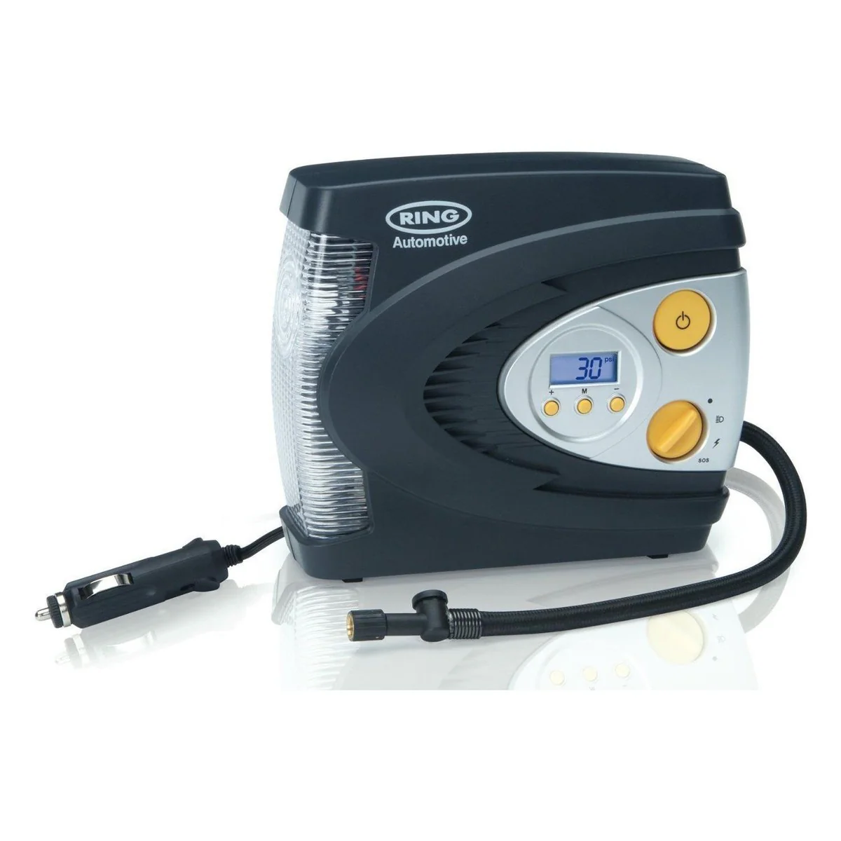 Ring RAC630 12V Digital Air Compressor Wheel Tyre Inflator Pump Psi & Bar + Case - Image 6