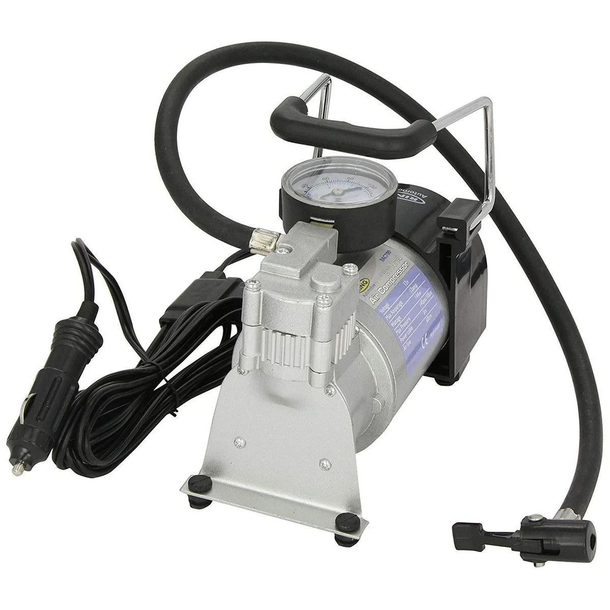 Ring RAC700 12v 4x4 Car Van Bike Tyre Air Compressor Inflator Electric Pump - Image 3