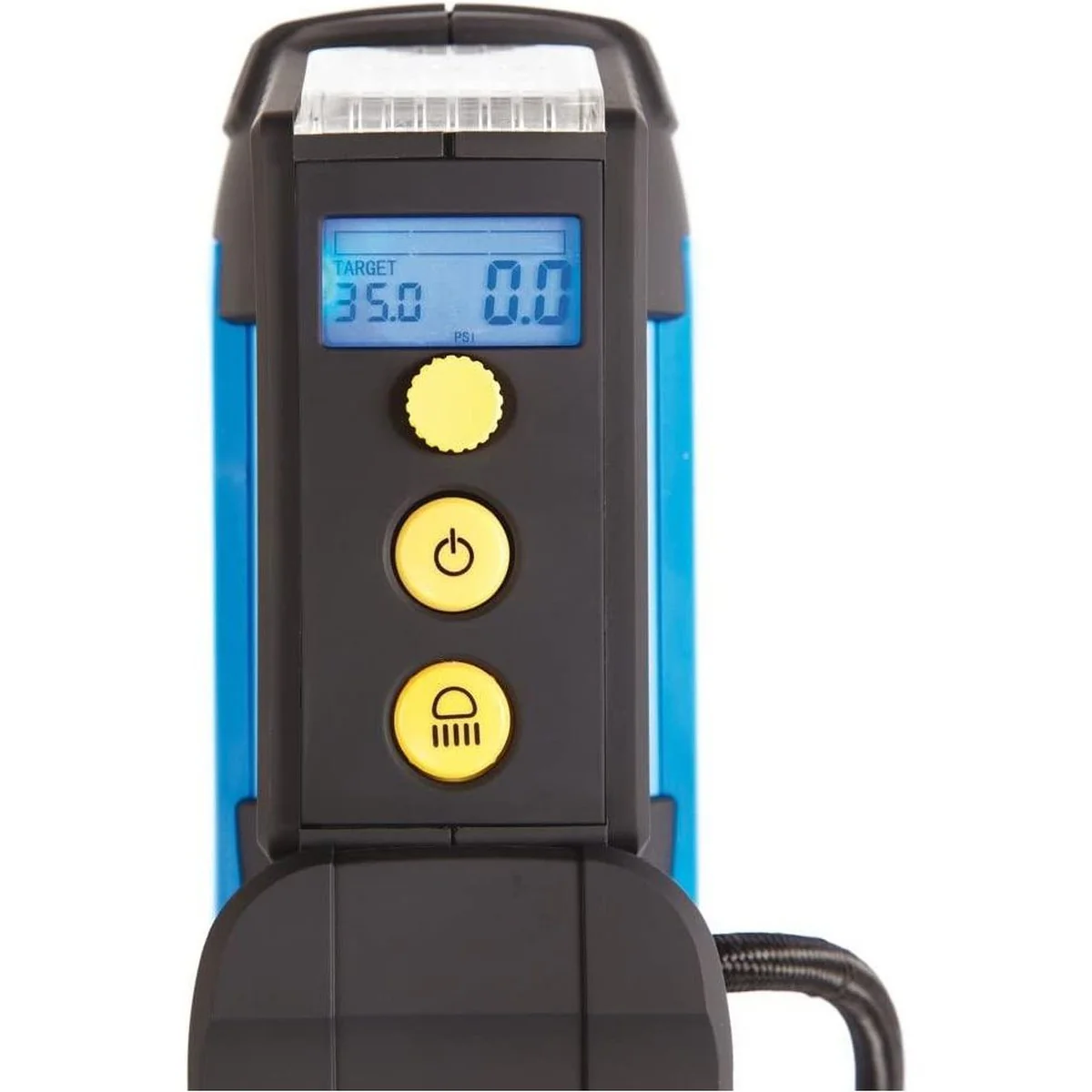 Ring RAC820 12V Fast Flow Digital Tyre Inflator Preset Function Adaptor Set 4x4 Van Car - Image 3