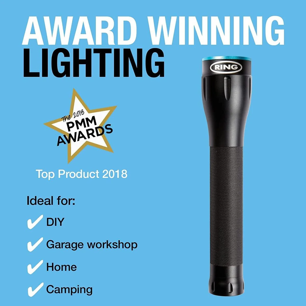Ring RIT1060 Zoom750 Rechargeable LED Torch with Power Bank - Image 6