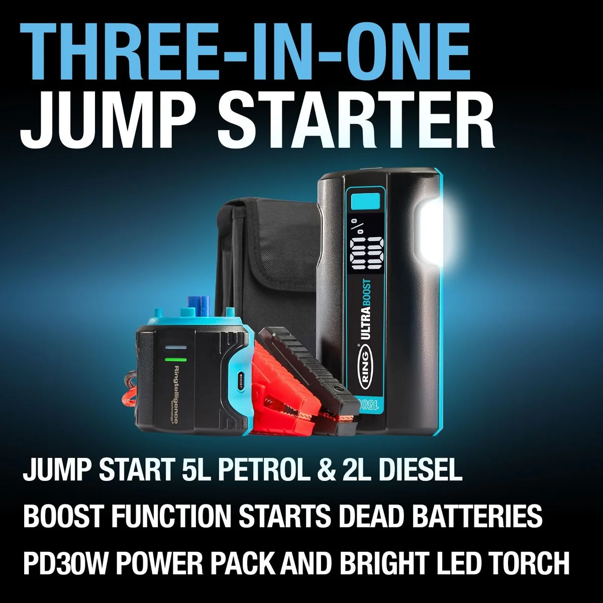 Ring RJS020T ULTRABOOST 1000 Jump Starter - Image 2