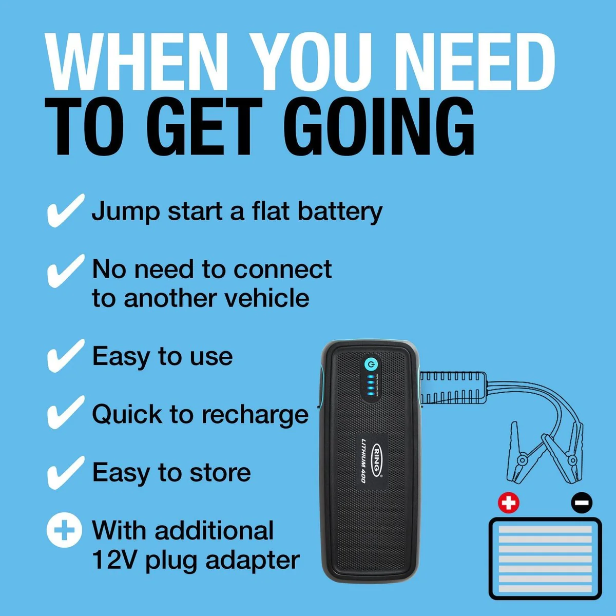 Ring RJS030T ULTRABOOST 1500 Jump Starter - Image 14