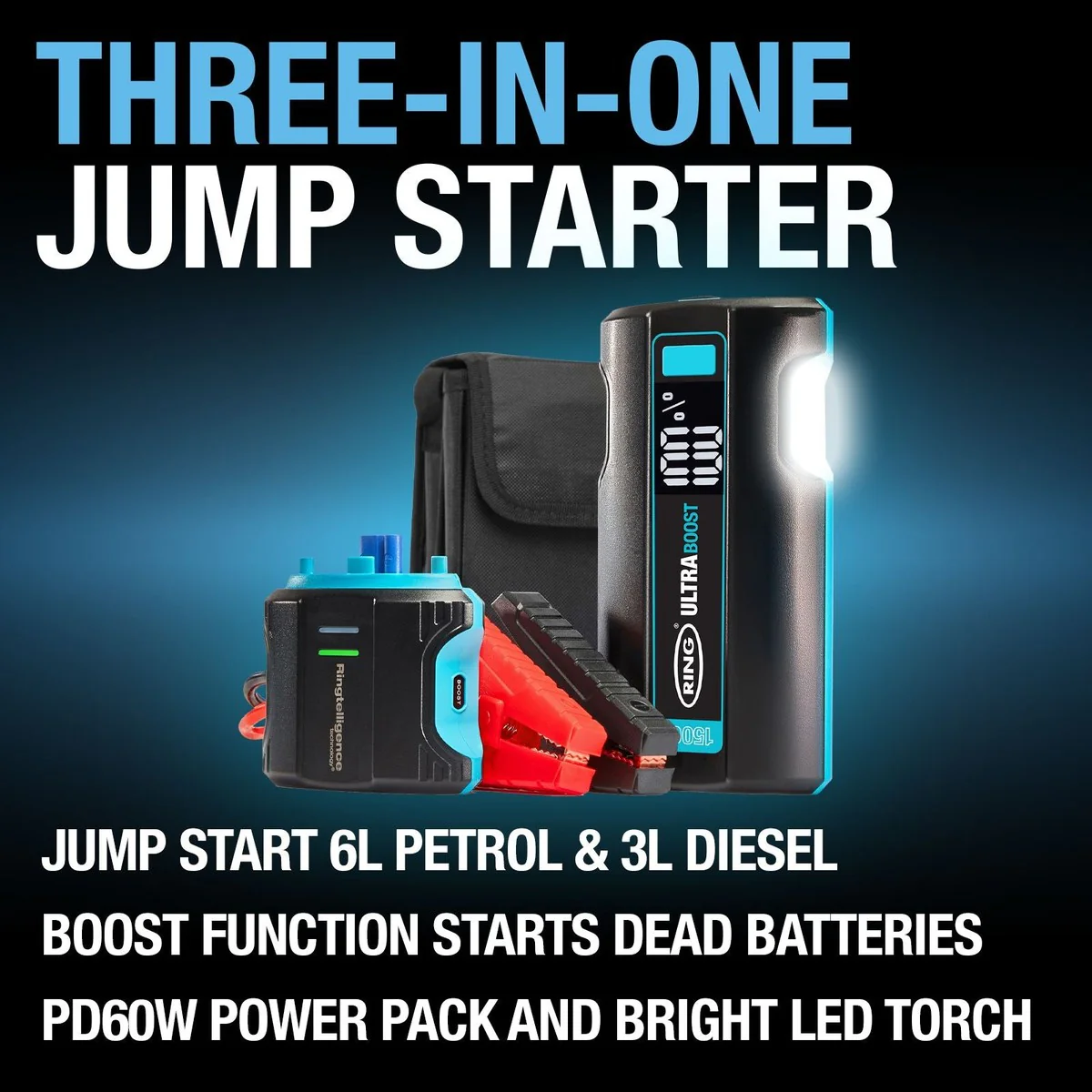 Ring RJS030T ULTRABOOST 1500 Jump Starter - Image 2
