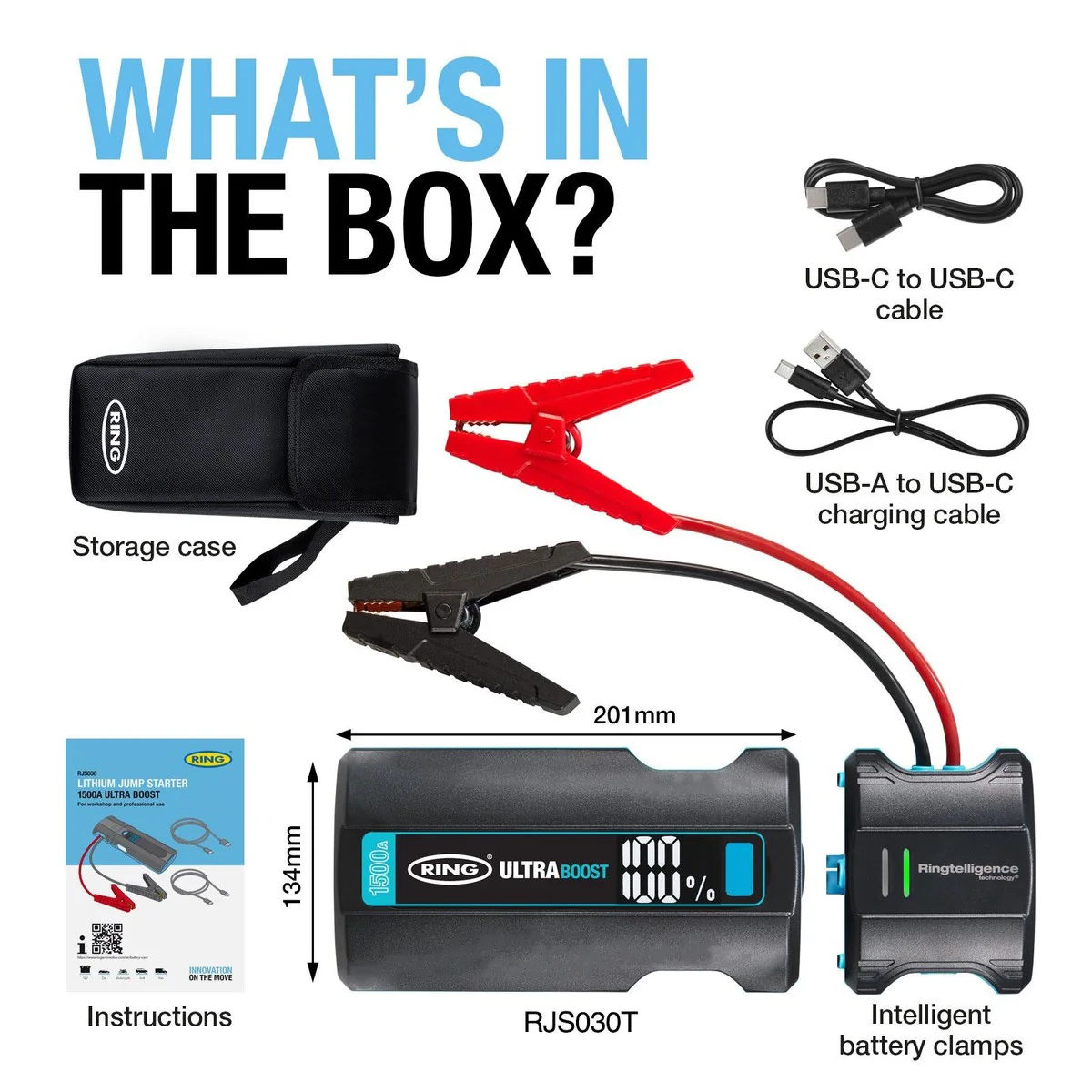 Ring RJS030T ULTRABOOST 1500 Jump Starter - Image 6