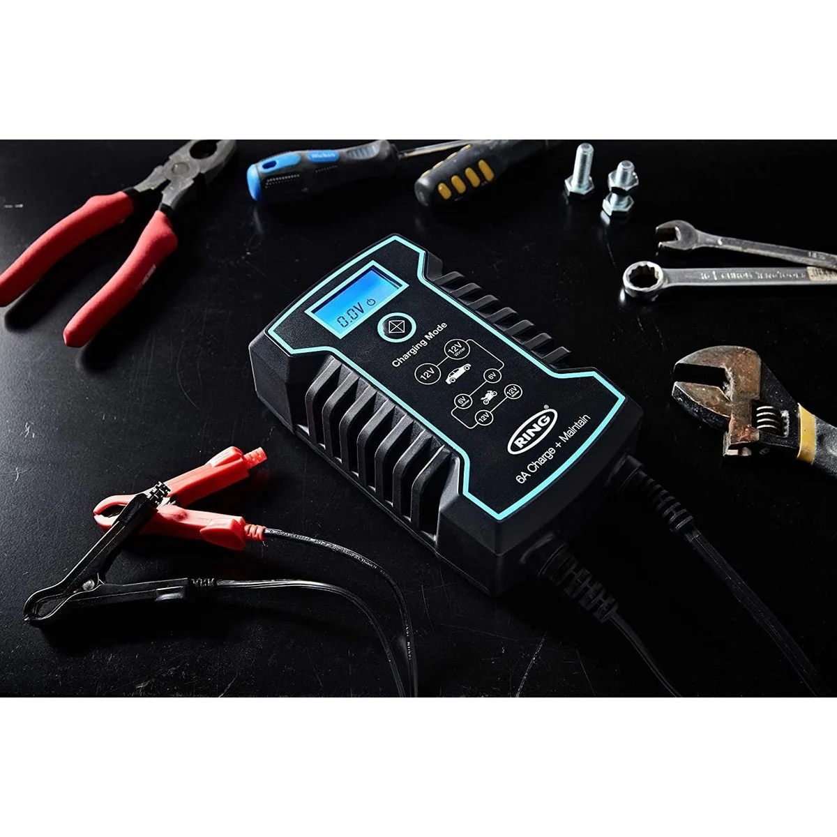 Ring RSC806 12v 6A Car Motorbikes Maintenance Start/Stop Smart Battery Charger - Image 5