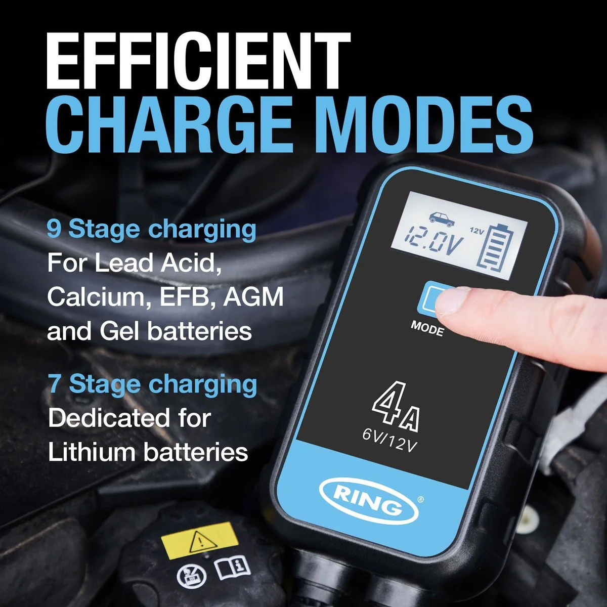 Ring RSC904T SMARTCHARGE 4 Charger & Maintainer - Image 8