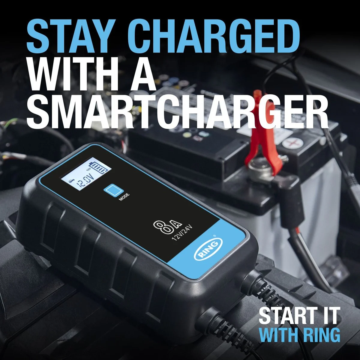 Ring RSC908T SMARTCHARGE 8 Charger & Maintainer - Image 11