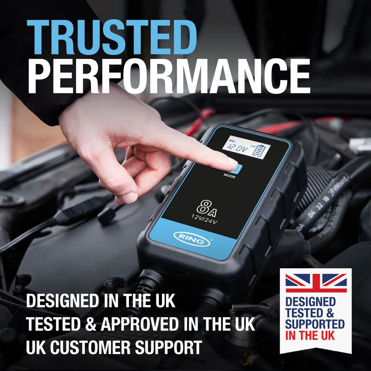 Ring RSC908T SMARTCHARGE 8 Charger & Maintainer - Image 15