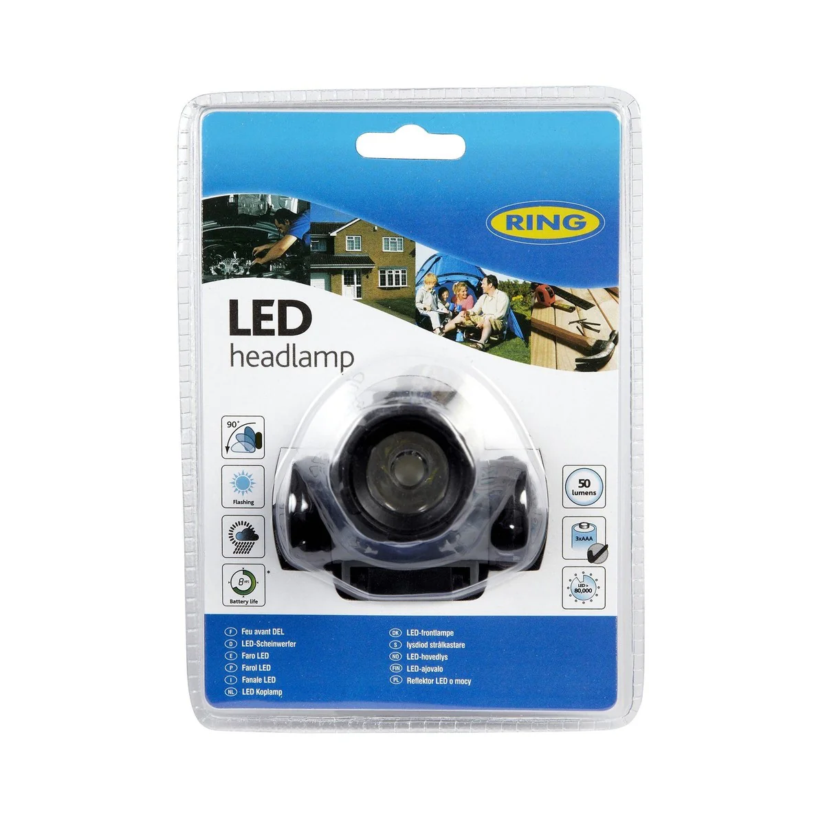 Ring RT5174 Head Torch with Long-Life LEDs, Adjustable Torch and Comfortable, Se - Image 3