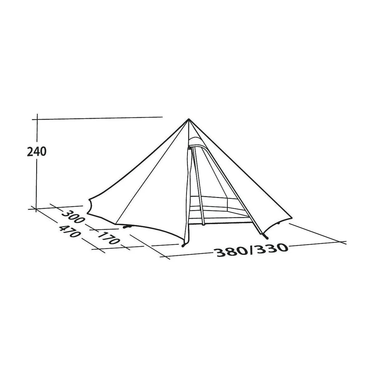 Robens Fairbanks Grande 7 Berth Poled Tent - Image 7