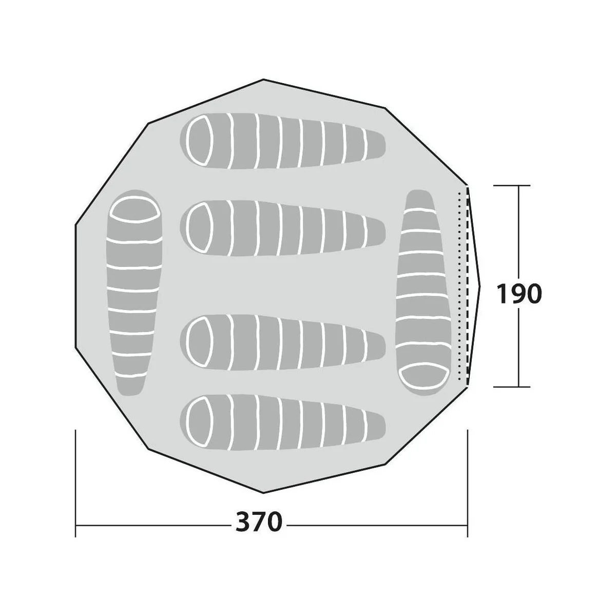 Robens Klondike 6 Berth Poled Tent - Image 12