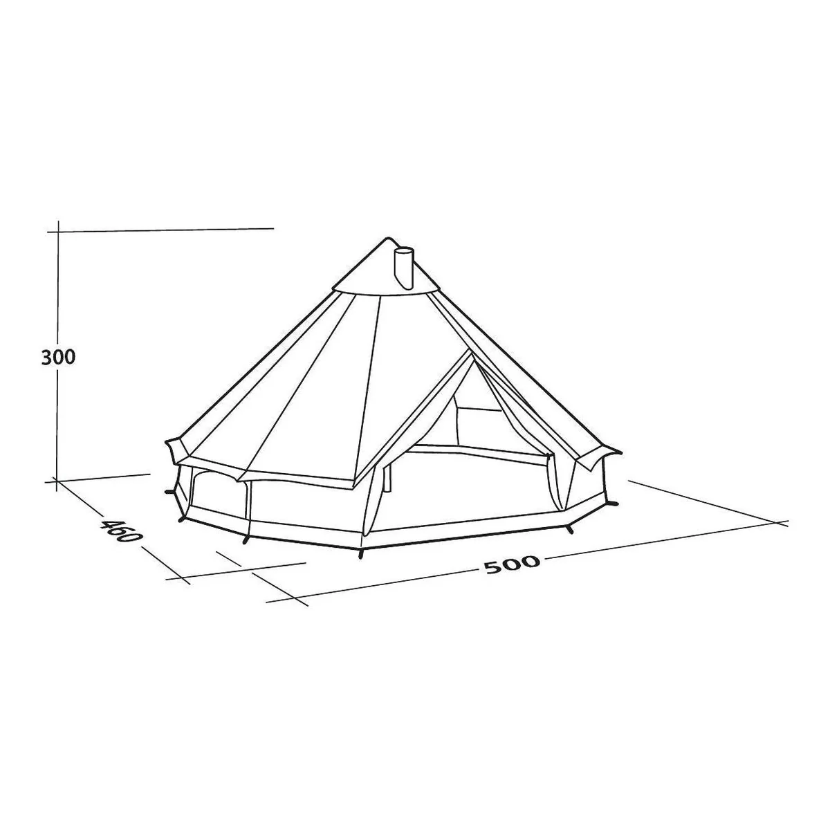 Robens Klondike Grande 10 Berth Poled Tent - Image 7