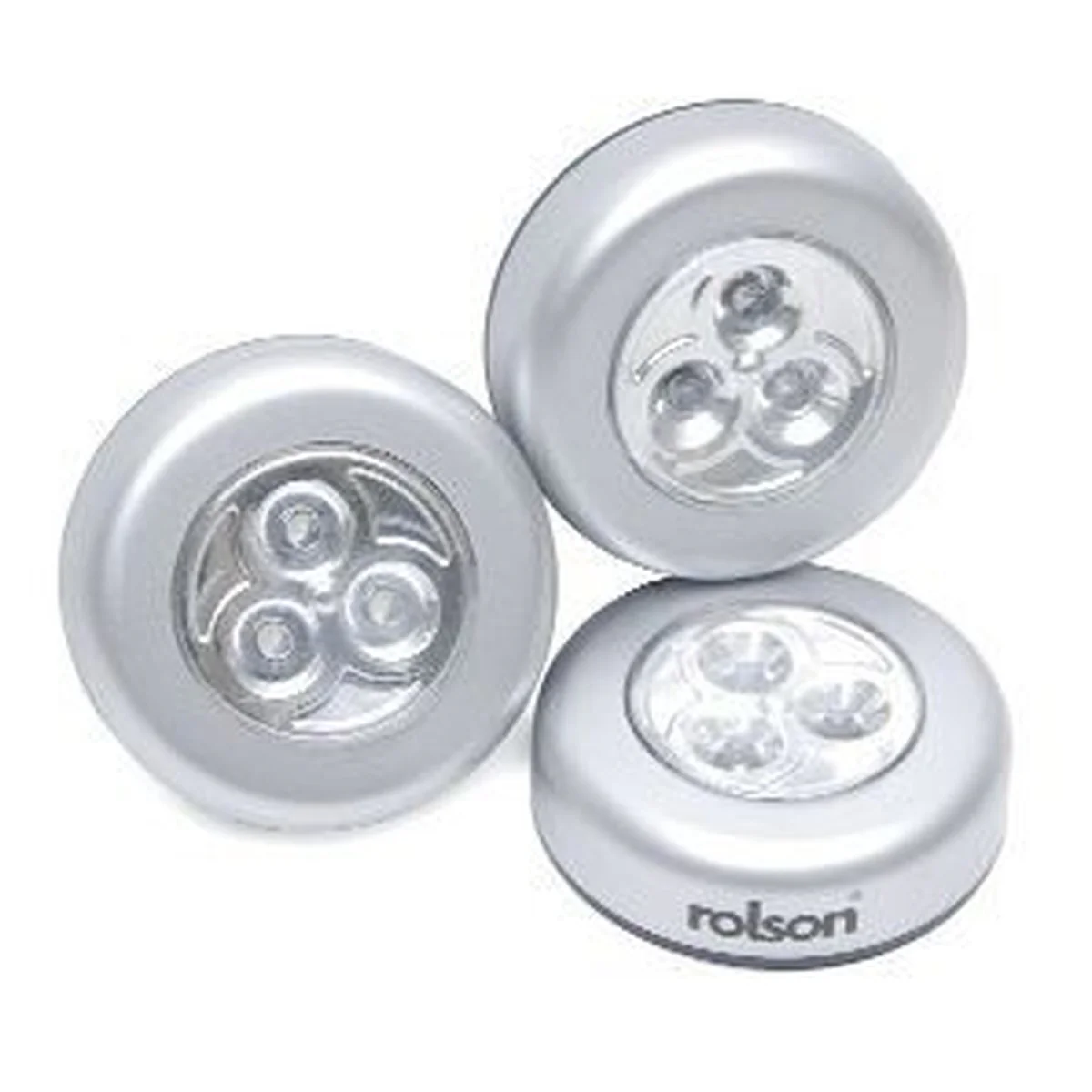 Rolson 3 Piece 3 Led Sticky Light 61761