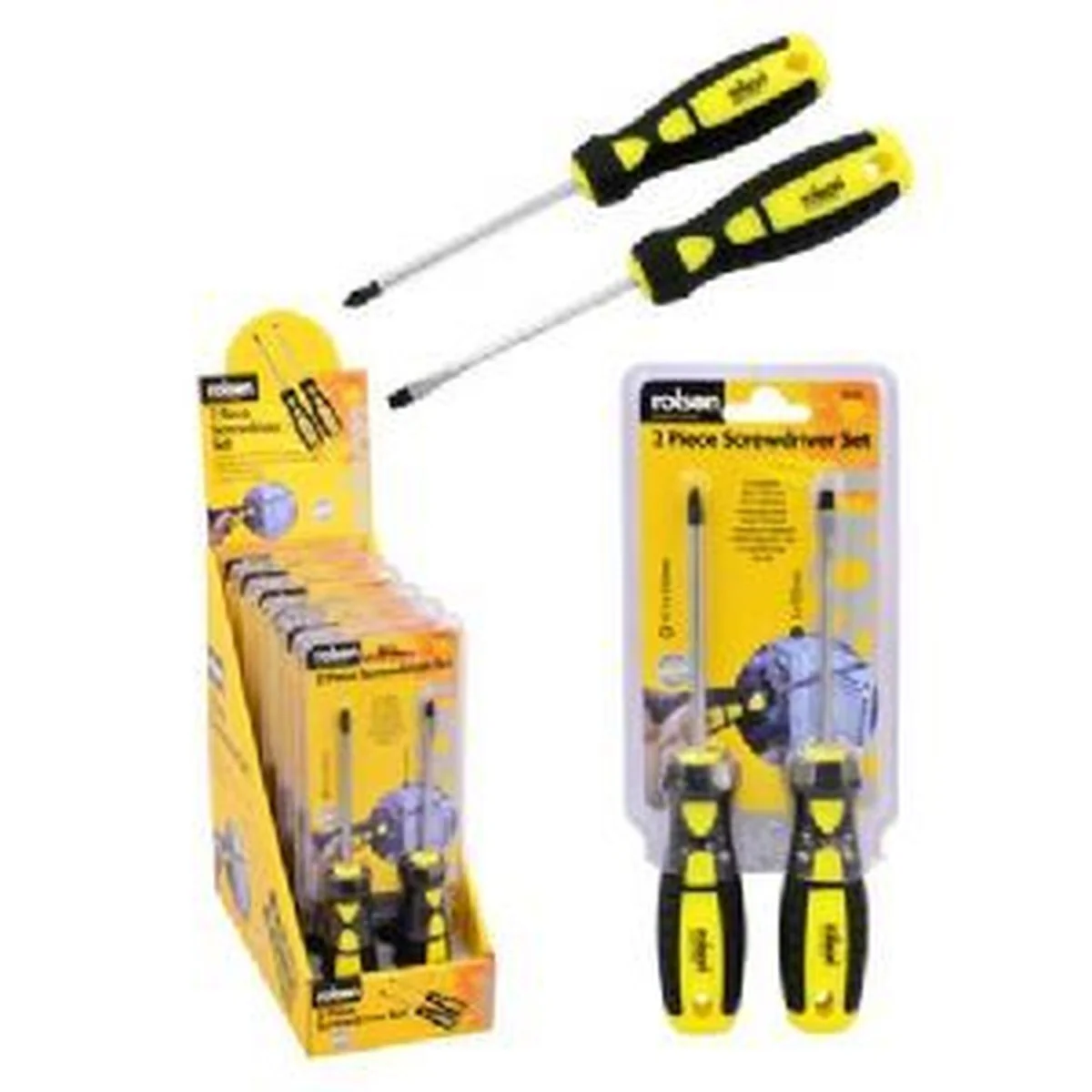 Rolson Cushion Handle Screwdriver (2) 29180