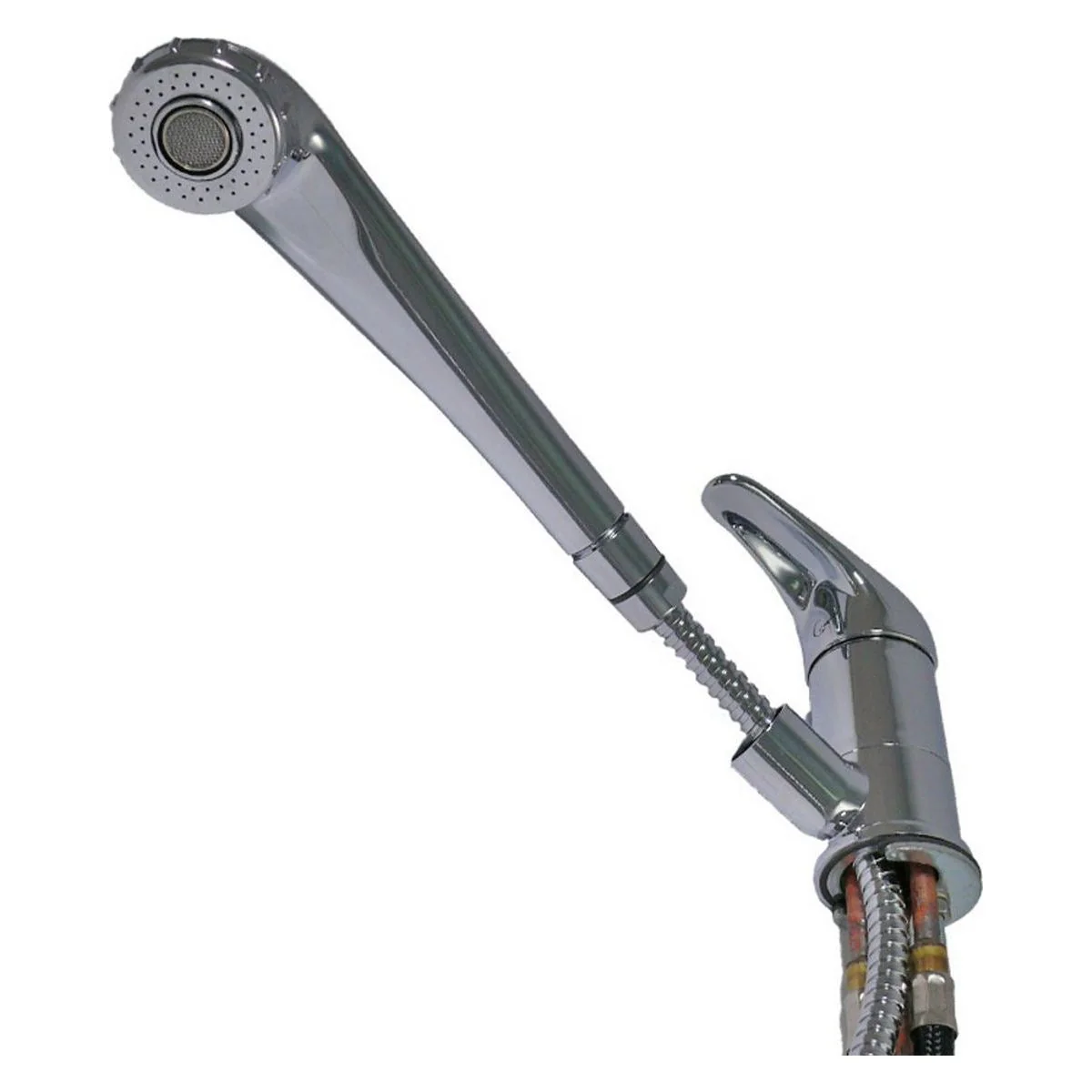 Roma Chrome Mixer with London Shower Head Stylish Chrome Mixer with London Sh