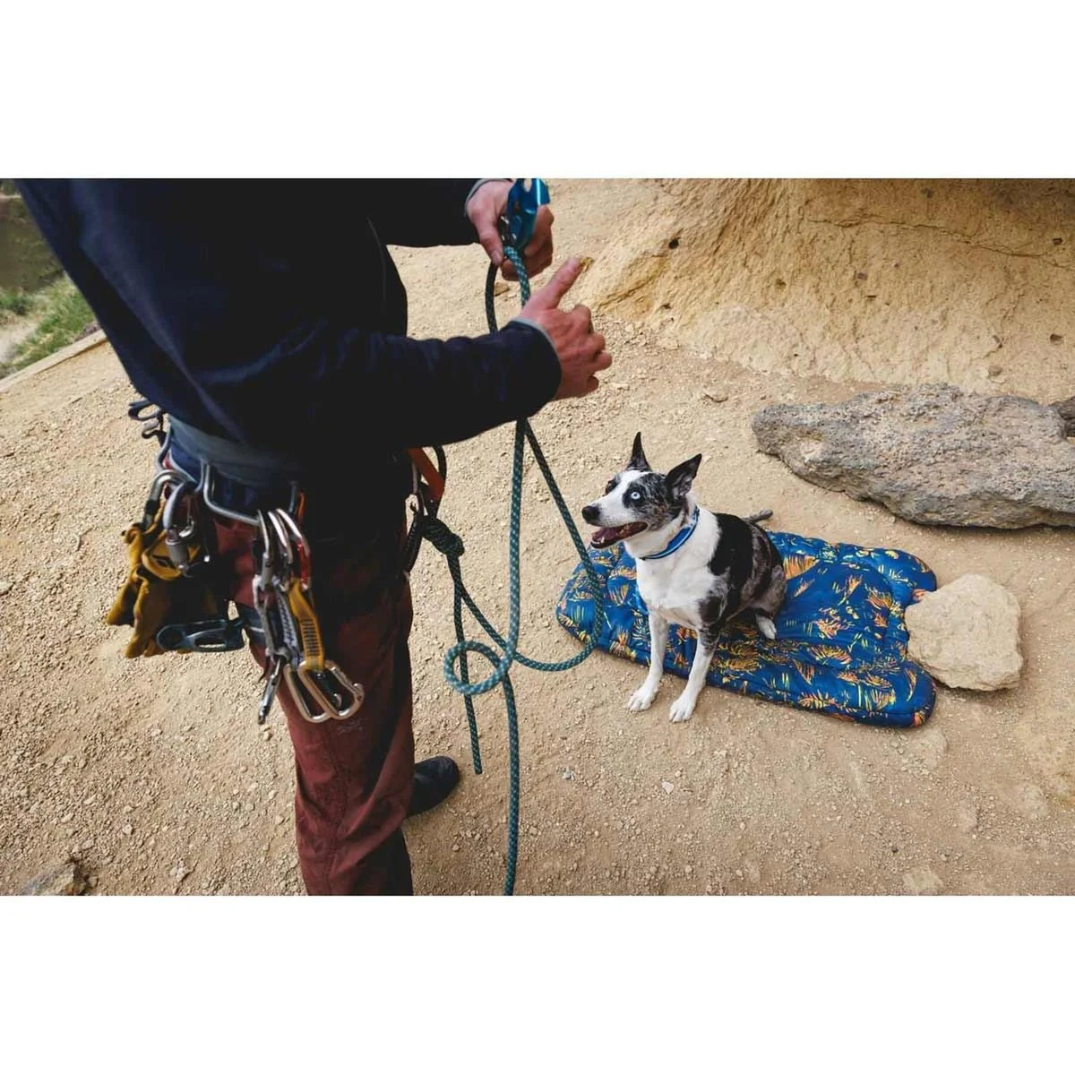 Ruffwear Basecamp Dog Bed in Deep Jungle (Large) - Image 2