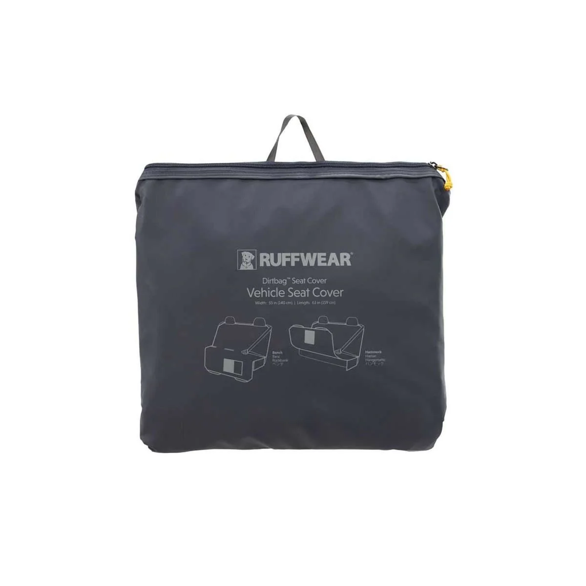 Ruffwear Dirtbag Dog Car Seat Cover in Basalt Grey (One Size) - Image 5