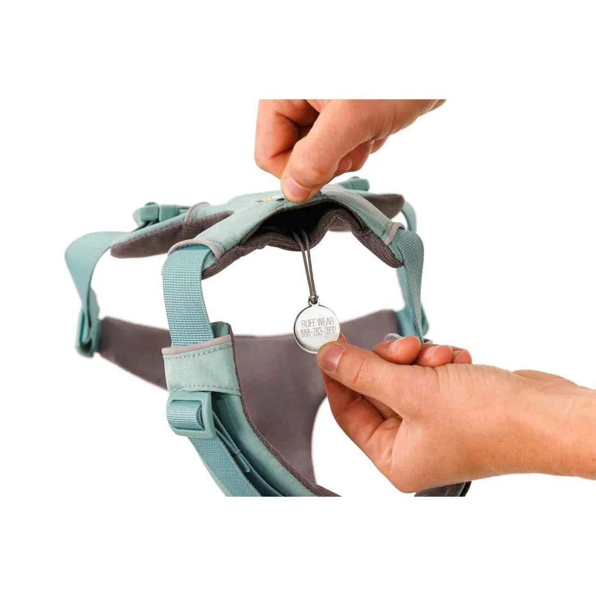 Ruffwear Front Range Dog Harness in River Rock Green (Small) - Image 5