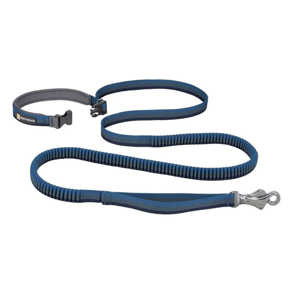 Ruffwear Roamer Bungee Dog Running Lead in Orion Blue (2.2 to 3.4m) - Image 5