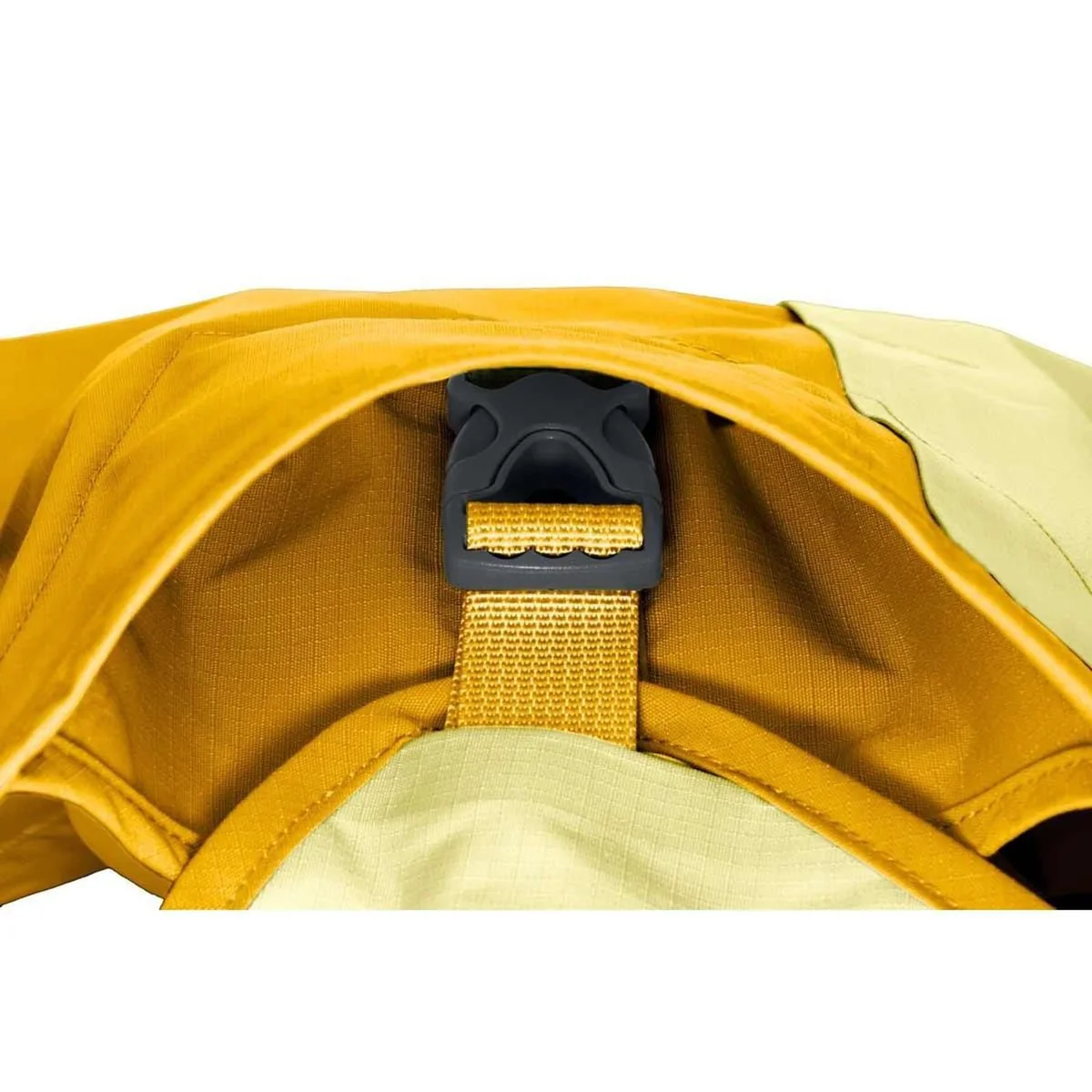 Ruffwear Sun Shower Dog Raincoat in Mineral Yellow (Small) - Image 2