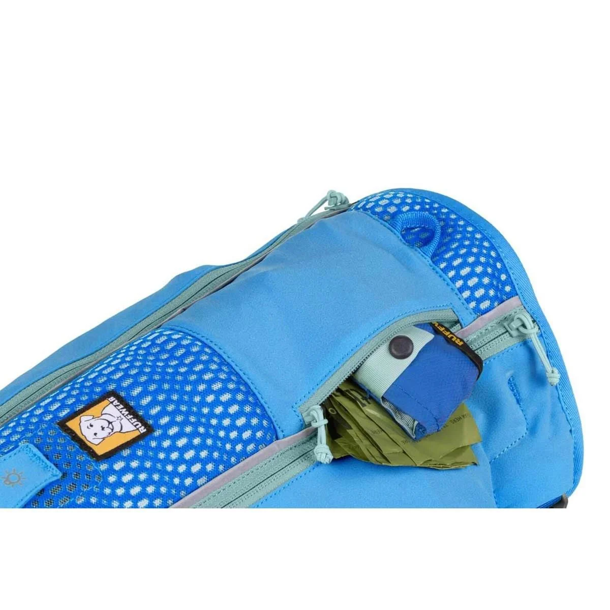 Ruffwear Trail Runner Dog Running Vest in Blue Pool (Small) - Image 6