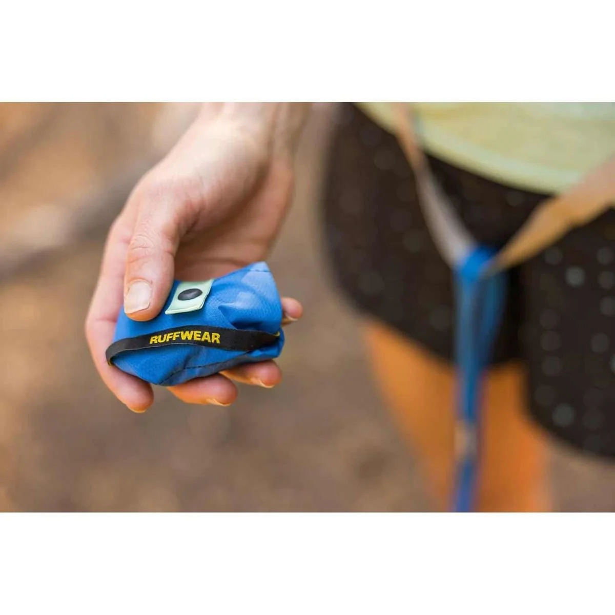 Ruffwear Trail Runner Ultralight Dog Bowl in Blue Pool - Image 4