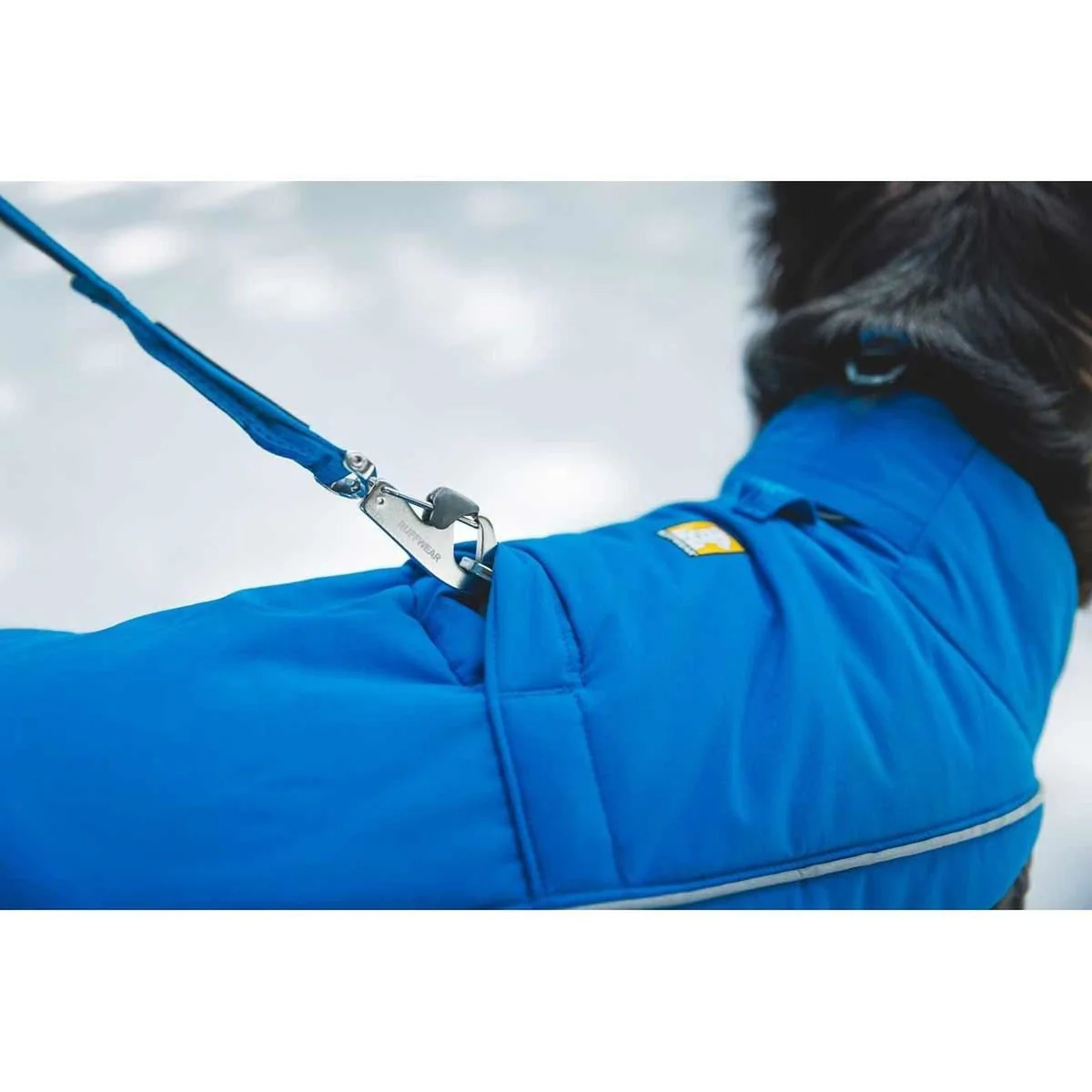 Ruffwear Vert Coverall Dog Snow Suit in Blue Pool (Large)