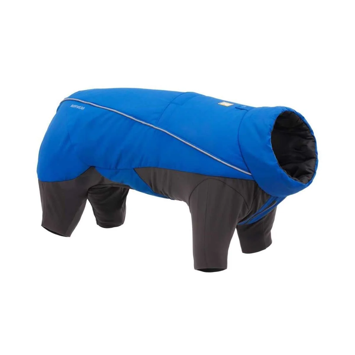 Ruffwear Vert Coverall Dog Snow Suit in Blue Pool (X Small) - Image 9