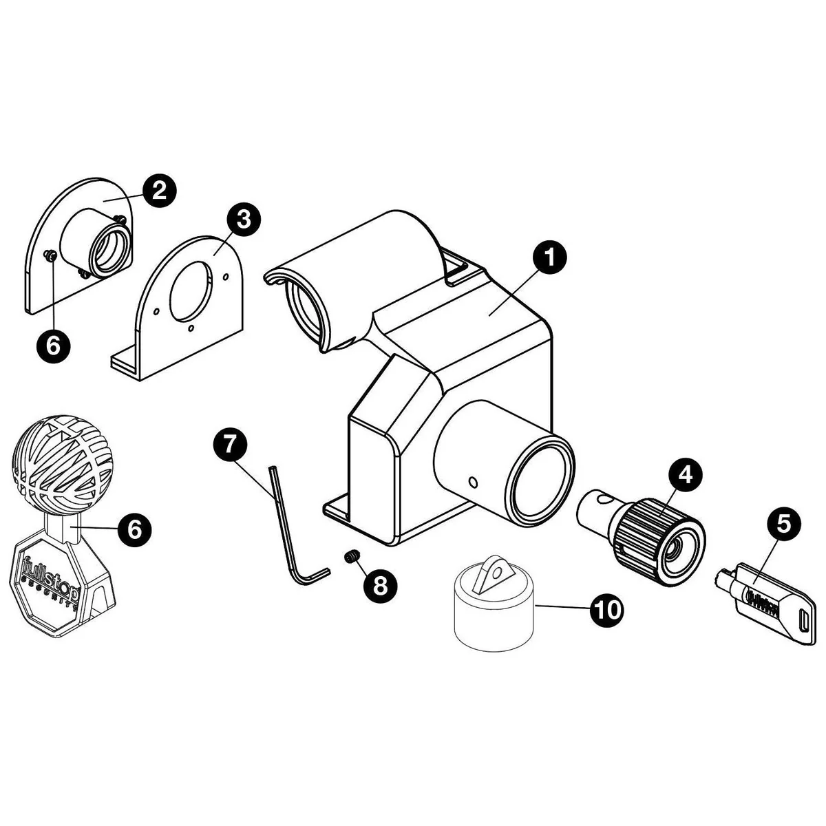 Saracen Gullwing AKS2004 / AKS3004 - Insurance Approved AlKo Caravan Hitch Lock - Image 9