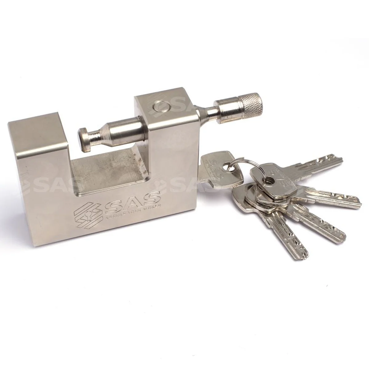 SAS C-Type Padlock for Chains or Cables Lock Keyed Alike - Image 2