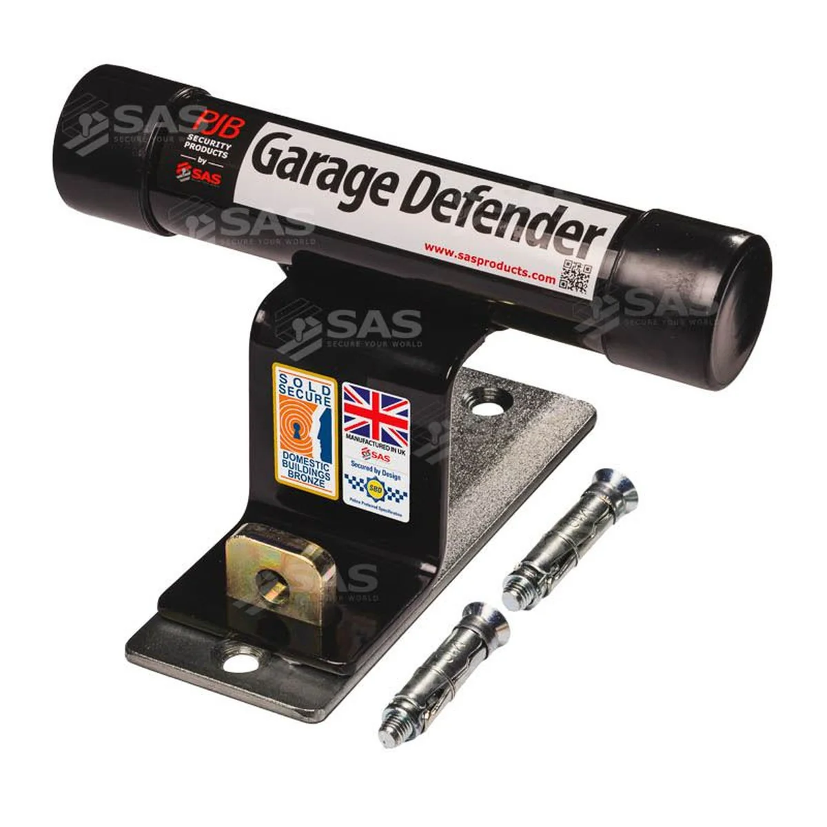 SAS Garage Defender Master and Padlock Tarmac / White / Lock Keyed Alike - Image 2