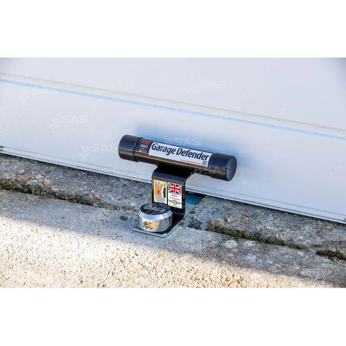 SAS Garage Defender Master and Padlock Tarmac / White / Lock Keyed Alike - Image 5