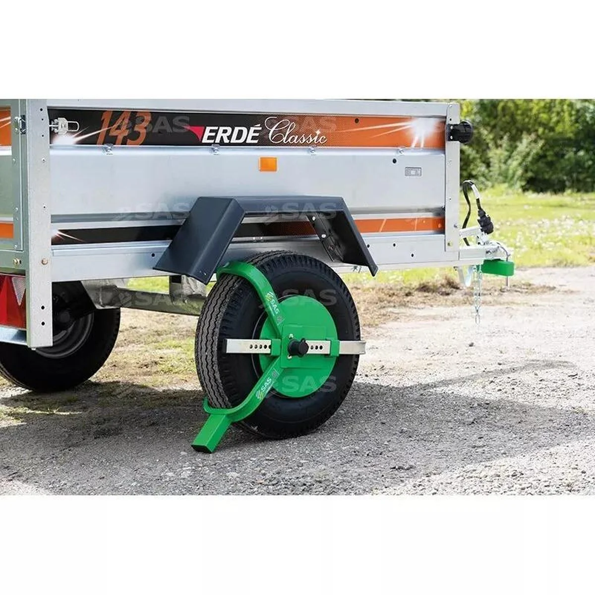 SAS Green Series V3 Compact Wheel Clamp Lightweight Theft Deterrent - Image 3