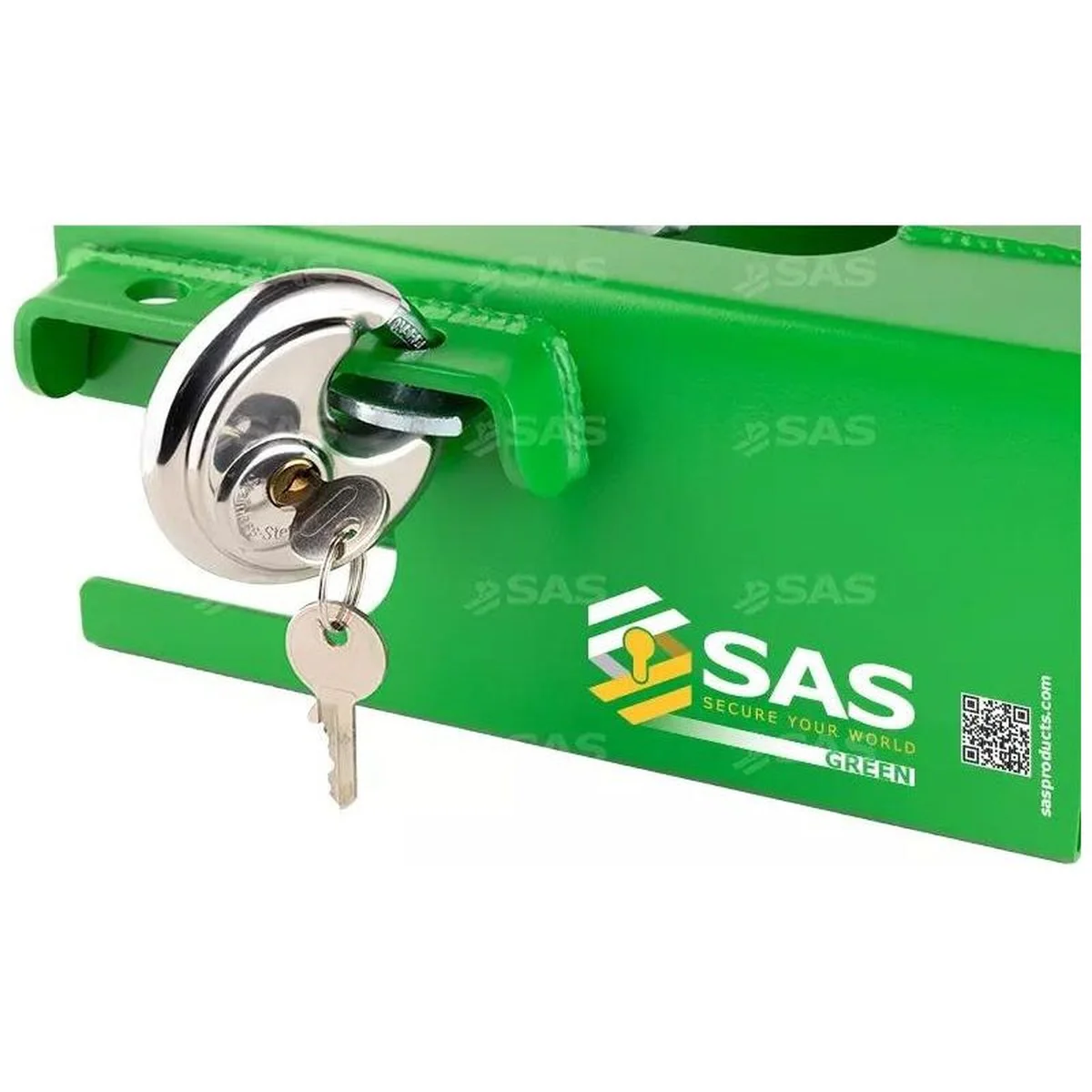 SAS Green Series Vault Hitchlock Coupling Trailer Lock Robust Universal High Viz - Image 6