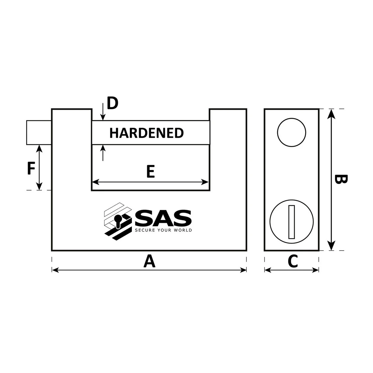 SAS KB21 Unilock Lock Keyed Alike - Image 7