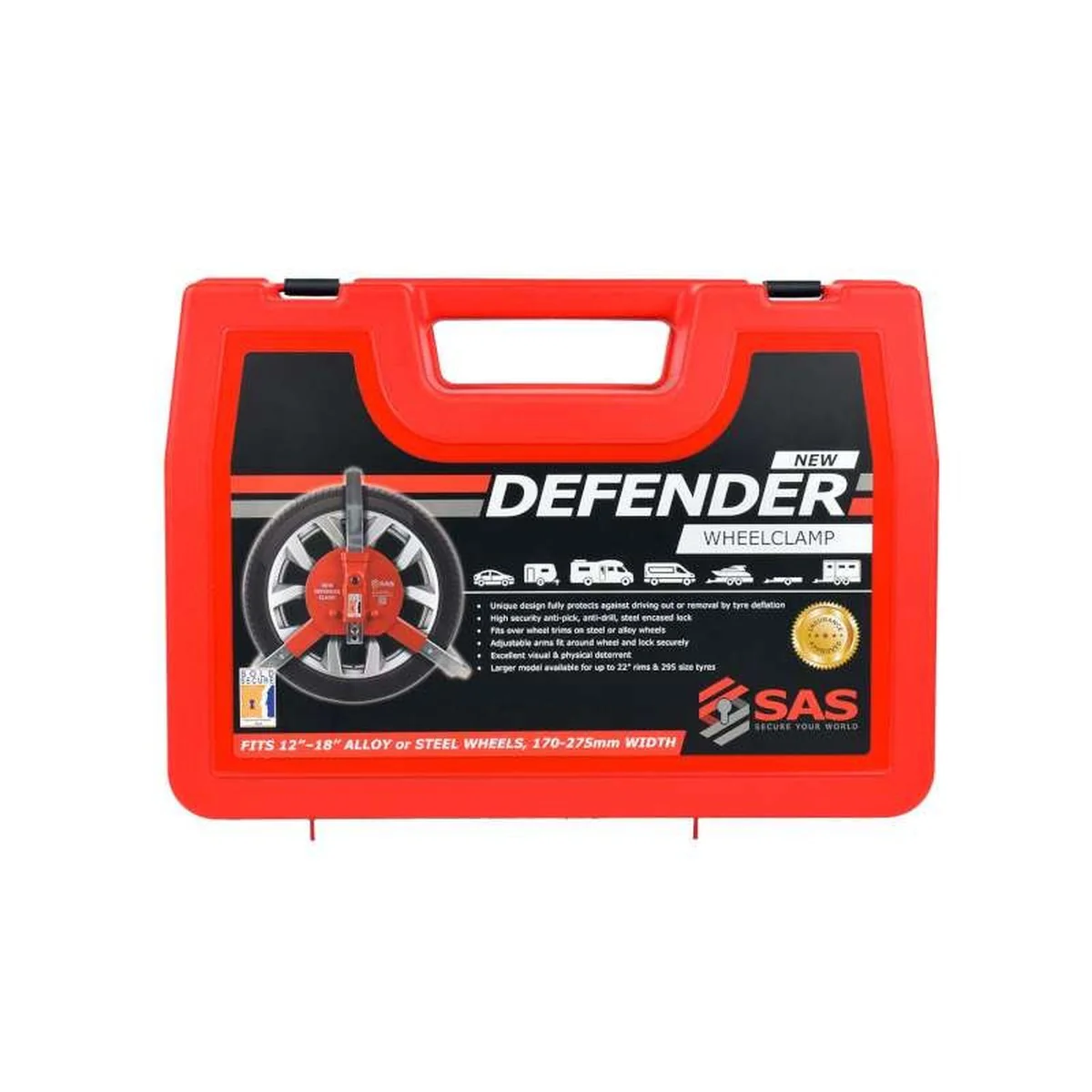 SAS New Defender Wheelclamp Lock Standard - Image 7