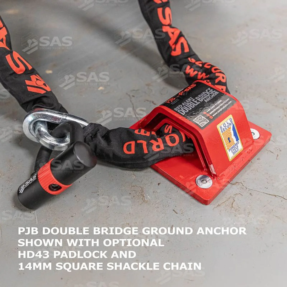 SAS PJB Red Alert Double Bridge Anchor  Bolt down - Image 4