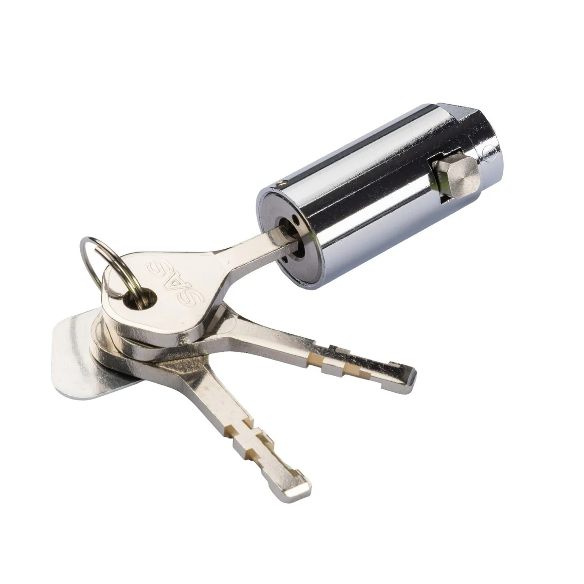 SAS Premium Integral Barrel Lock for Bradley Doublelock Hitch and Autohead Lock Keyed Alike