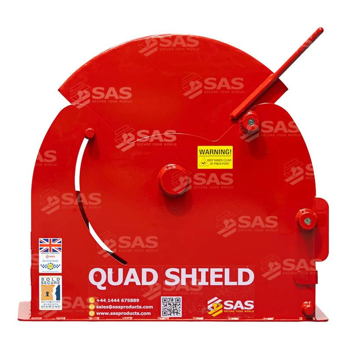 SAS Quad Shield Wheelclamp Standard Size / Lock Keyed Alike