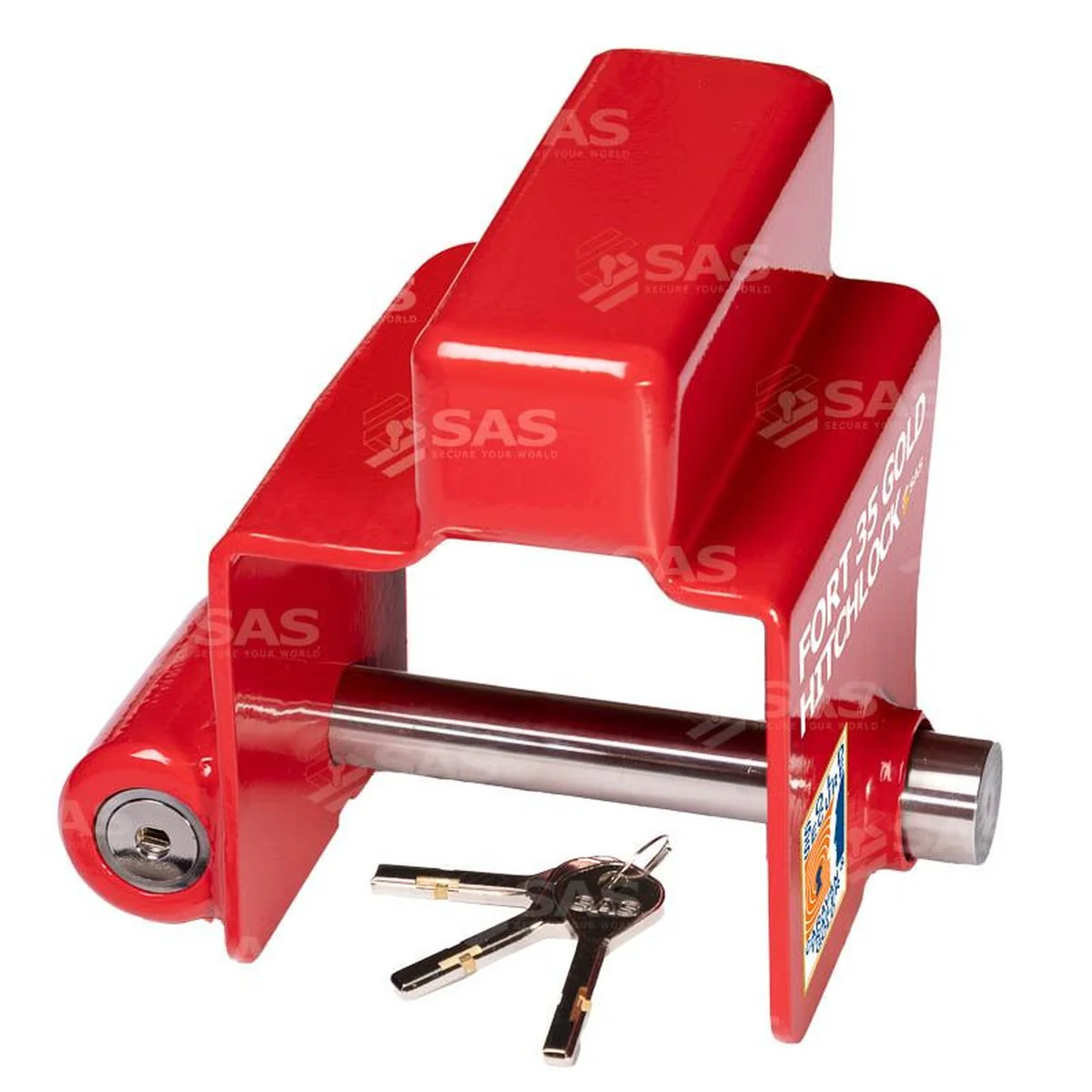 SAS SAS FORT 35 GOLD Hitchlock for AL-KO AKS3504 Stabiliser Coupling Lock Keyed Alike - Image 4