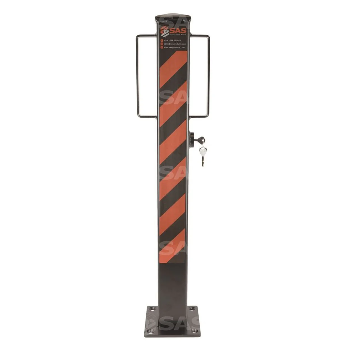 SAS SAS Heavy-Duty Security Post Folding Bolt Down Lock Keyed Alike