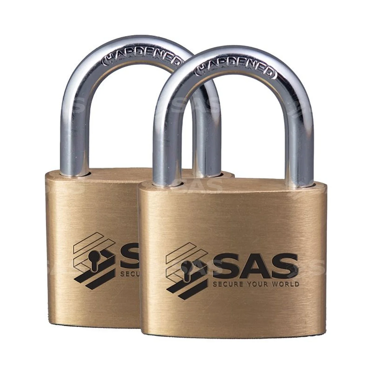 SAS SAS UB40 Padlock, 40mm Brass body, pack of 2