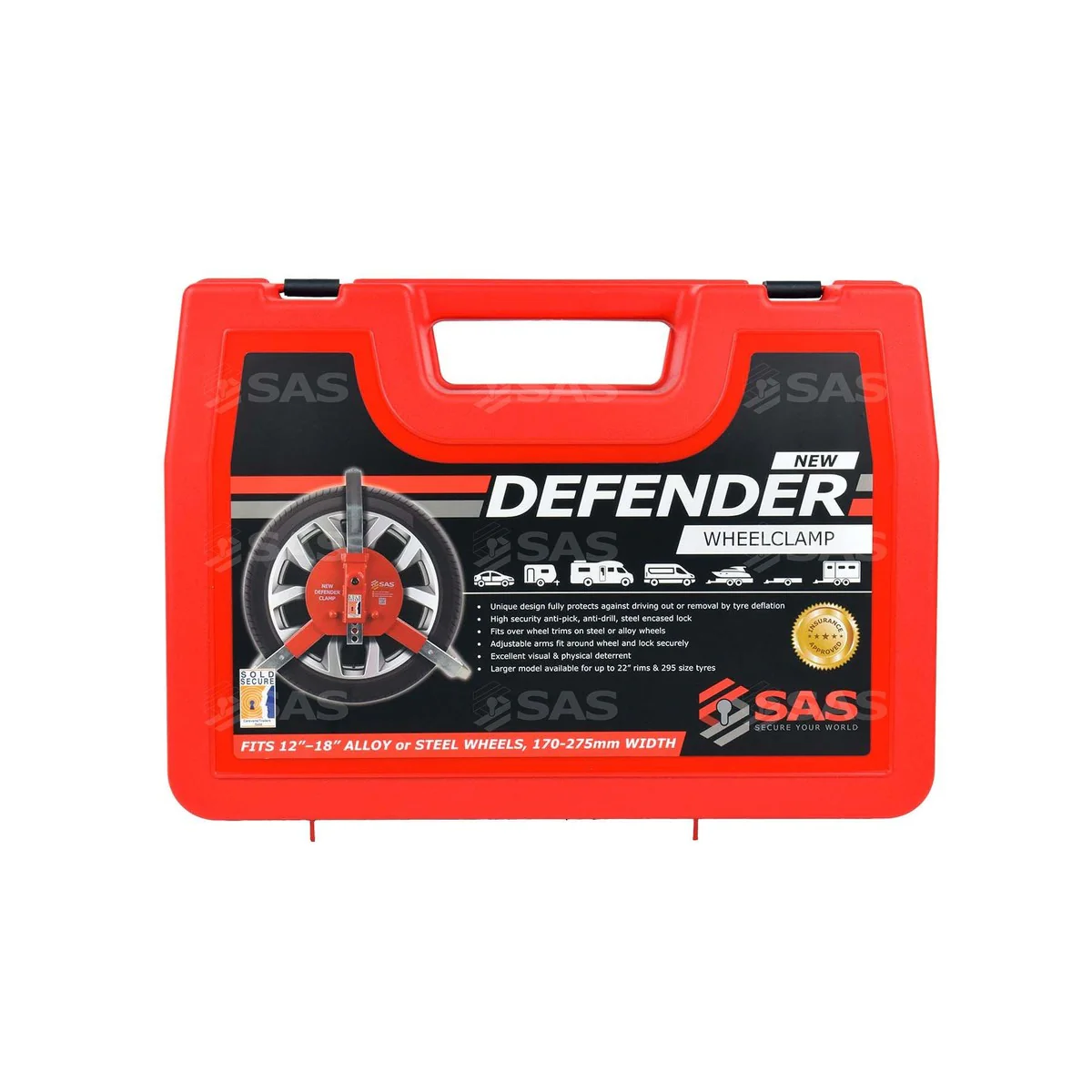 SAS Wheel Clamp Plastic Carry Case - Image 6