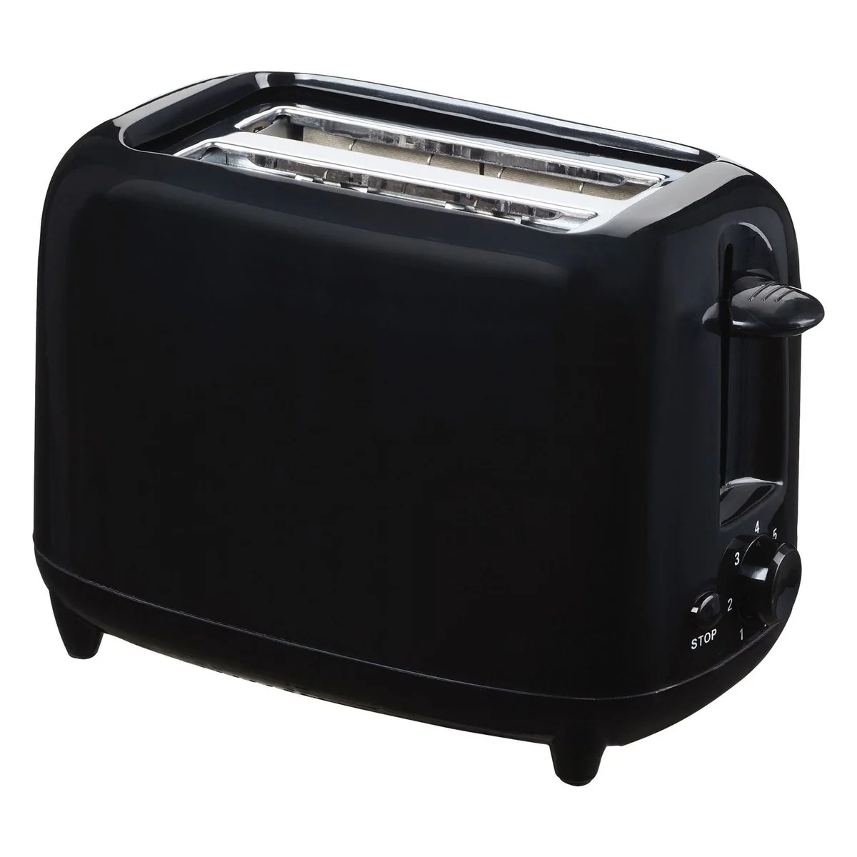 Scotsman low wattage black toaster (2 slice) K0036B